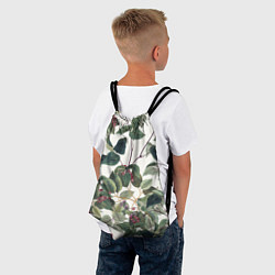 Рюкзак-мешок Цветы Долихоса, цвет: 3D-принт — фото 2