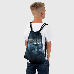 Рюкзак-мешок ЛЕКСУС Sport Соты, цвет: 3D-принт — фото 2