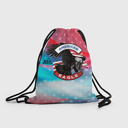 Рюкзак-мешок Американский орел USA, цвет: 3D-принт