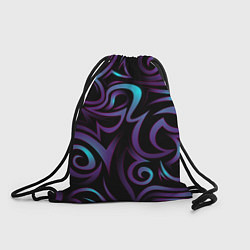 Рюкзак-мешок Неоновое завихрение, цвет: 3D-принт