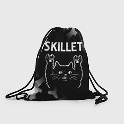 Мешок для обуви Группа Skillet и Рок Кот