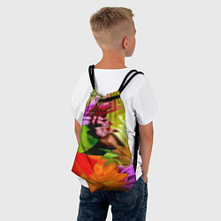 Рюкзак-мешок Разноцветная абстрактная композиция Лето Multi-col, цвет: 3D-принт — фото 2