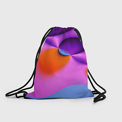 Рюкзак-мешок Абстрактная красочная композиция Лето Abstract col, цвет: 3D-принт