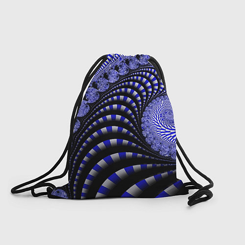 Мешок для обуви Неоновая спираль Абстракция Neon Spiral Abstractio / 3D-принт – фото 1