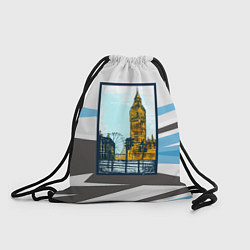 Рюкзак-мешок London Лондон, цвет: 3D-принт