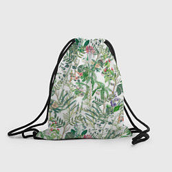 Рюкзак-мешок Цветы Летний Ботанический Букет, цвет: 3D-принт