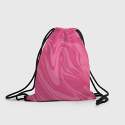 Рюкзак-мешок РОЗОВЫЕ РАЗВОДЫ КРАСКИ МРАМОРНЫЙ, цвет: 3D-принт
