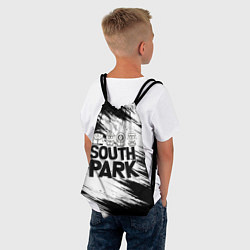 Рюкзак-мешок Южный парк - персонажи и логотип South Park, цвет: 3D-принт — фото 2