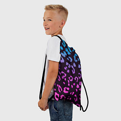 Рюкзак-мешок Леопардовый градиент, цвет: 3D-принт — фото 2