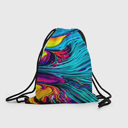 Рюкзак-мешок Paint Wave, цвет: 3D-принт