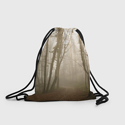Рюкзак-мешок Туманный лес на восходе, цвет: 3D-принт