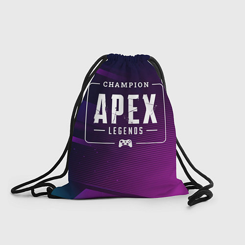 Мешок для обуви Apex Legends Gaming Champion: рамка с лого и джойс / 3D-принт – фото 1