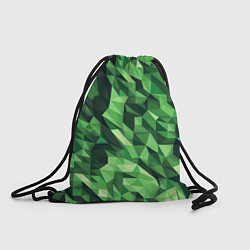 Рюкзак-мешок Объёмный полигональный камуфляж, цвет: 3D-принт