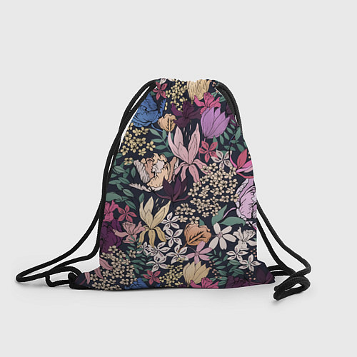 Мешок для обуви Цветы Летние В Цветущем Саду / 3D-принт – фото 1