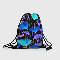 Рюкзак-мешок Авангардный цветочный паттерн Fashion trend, цвет: 3D-принт
