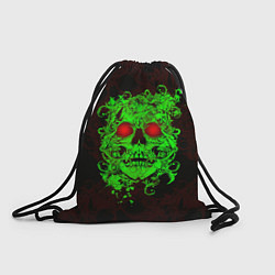 Рюкзак-мешок Ужасный череп, цвет: 3D-принт