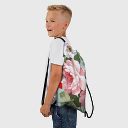 Рюкзак-мешок Букет роз Лето, цвет: 3D-принт — фото 2