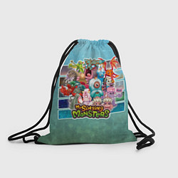 Рюкзак-мешок Мои поющие монстры персонажи, цвет: 3D-принт