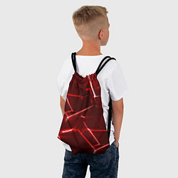 Рюкзак-мешок Red fault, цвет: 3D-принт — фото 2