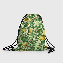 Рюкзак-мешок Лимоны На Ветках, цвет: 3D-принт