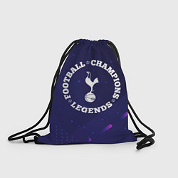 Мешок для обуви Символ Tottenham и круглая надпись Football Legend