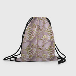 Рюкзак-мешок Золотистые бабочки, цвет: 3D-принт