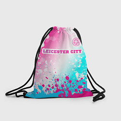 Рюкзак-мешок Leicester City Neon Gradient, цвет: 3D-принт