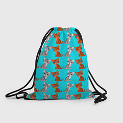Рюкзак-мешок CURIOUS KITTENS, цвет: 3D-принт