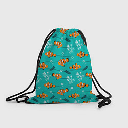 Рюкзак-мешок TEXTURE OF SEA FISH, цвет: 3D-принт