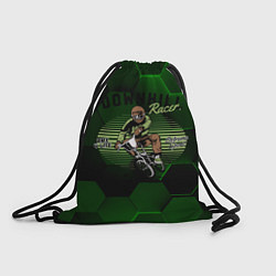 Рюкзак-мешок Велосипедист sport, цвет: 3D-принт