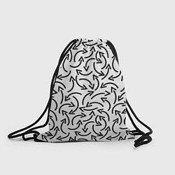 Рюкзак-мешок Закругленные Стрелки, цвет: 3D-принт