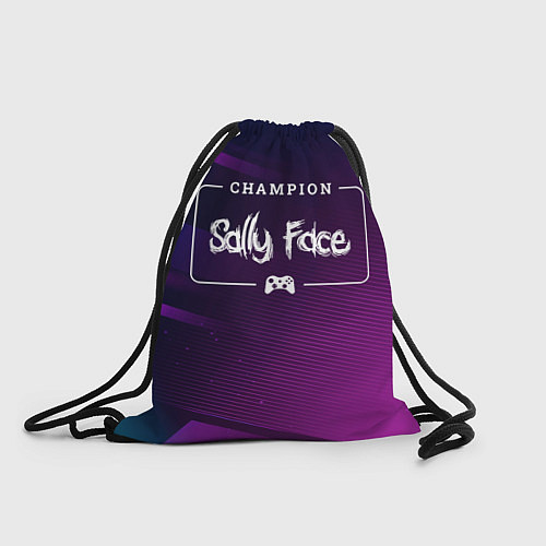 Мешок для обуви Sally Face Gaming Champion: рамка с лого и джойсти / 3D-принт – фото 1