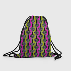 Рюкзак-мешок Striped multicolored pattern Сердце, цвет: 3D-принт
