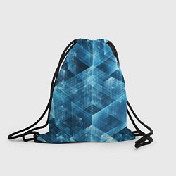 Рюкзак-мешок GLASS CUBES, цвет: 3D-принт