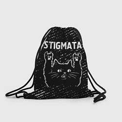Рюкзак-мешок Группа Stigmata и Рок Кот, цвет: 3D-принт