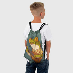 Рюкзак-мешок Лягуха-музыкант, цвет: 3D-принт — фото 2