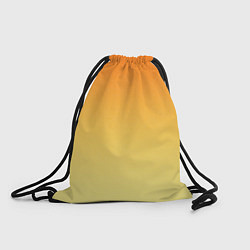 Рюкзак-мешок Оранжевый, желтый градиент, цвет: 3D-принт