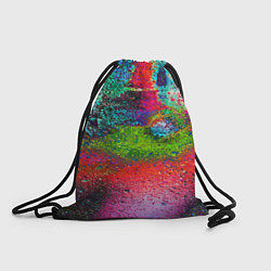 Рюкзак-мешок Pointillism Art Fashion trend, цвет: 3D-принт