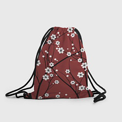 Рюкзак-мешок Цветы На Вишнёвом Дереве, цвет: 3D-принт