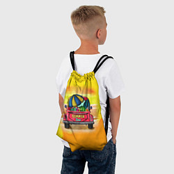 Рюкзак-мешок Summer time Пикап с арбузами, цвет: 3D-принт — фото 2