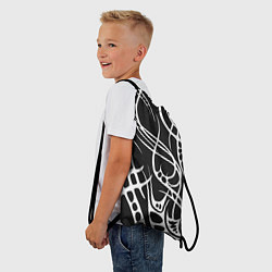 Рюкзак-мешок Карбон с узорами, цвет: 3D-принт — фото 2
