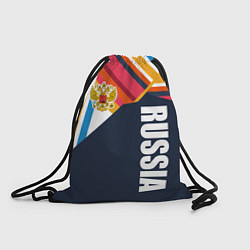 Рюкзак-мешок RUSSIA - RETRO COLORS, цвет: 3D-принт