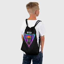 Рюкзак-мешок Неоновый Олень Иероглифы, цвет: 3D-принт — фото 2