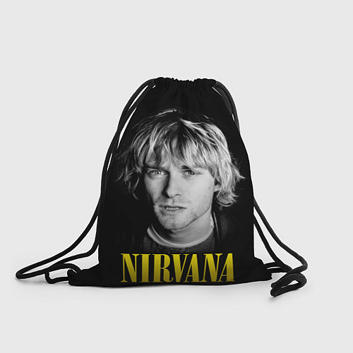 Мешок для обуви Nirvana - Kurt Donald Cobain / 3D-принт – фото 1