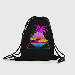 Рюкзак-мешок Ретро пейзаж, цвет: 3D-принт