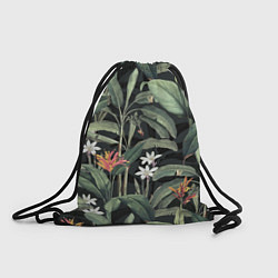 Рюкзак-мешок Цветы Зелёных Джунглей, цвет: 3D-принт