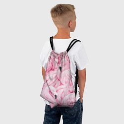Рюкзак-мешок Pink Flamingos, цвет: 3D-принт — фото 2