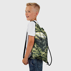 Рюкзак-мешок Аллигатор: камуфляж, цвет: 3D-принт — фото 2