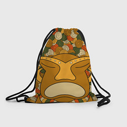 Рюкзак-мешок Polynesian tiki SERENE, цвет: 3D-принт