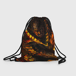 Рюкзак-мешок Берсерк Гатс В Огне, цвет: 3D-принт
